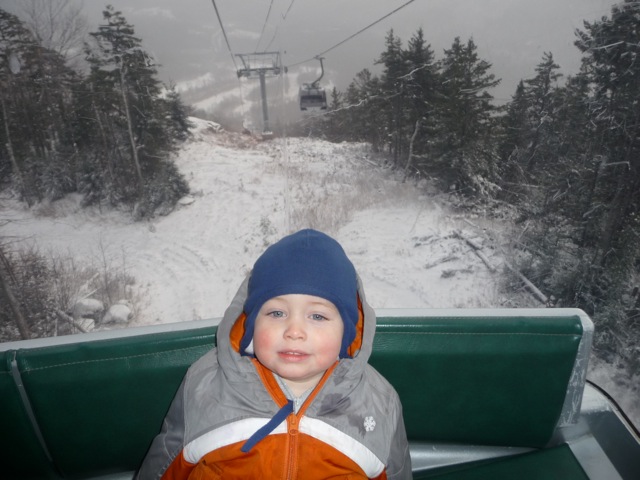 gondola ride up Whiteface Mountain